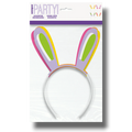 Set de 4 diademas PartyStore con orejas de conejo en colores surtidos para fiestas infantiles