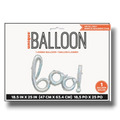 Globo metalizado PartyStore con forma de letras Boo en color plateado iridiscente para decoracion de Halloween