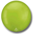 Globo esférico Orbz de color verde limón brillante de PartyStore para decoración de fiestas