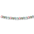 Guirnalda móvil PartyStore con figuras navideñas de Santa Claus, pingüinos, muñecos de nieve y osos polares