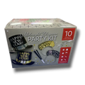 Kit de fiesta PartyStore Midnight Elegance para 10 personas con sombreros, diademas y matracas para Año Nuevo