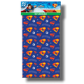Mantel de plástico PartyStore con estampado de Superman en azul, rojo y amarillo para fiestas temáticas