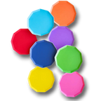 Platos desechables PartyStore de 10 pulgadas en colores vibrantes surtidos para fiestas y celebraciones