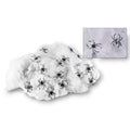 Telaraña artificial blanca de 60g con arañas negras decorativas para Halloween de PartyStore