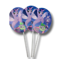 Toppers para pastel PartyStore con diseño de My Little Pony, Twilight Sparkle y Spike en forma circular