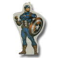 Vela de cera PartyStore con forma de Capitán América para decoración de pasteles de cumpleaños