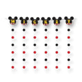 Guirnalda de fiesta PartyStoreHere con diseño de Mickey Mouse, letras amarillas y detalles rojos y negros.