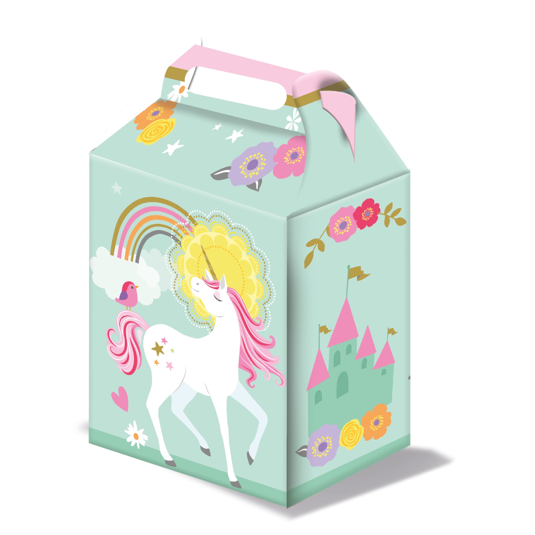 Caja Dulcera Chica Unicornio C/6
